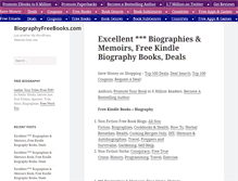 Tablet Screenshot of biographyfreebooks.com